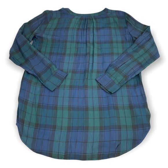 Loft Blackwatch Plaid Softened Shirt - Picture 2 of 8